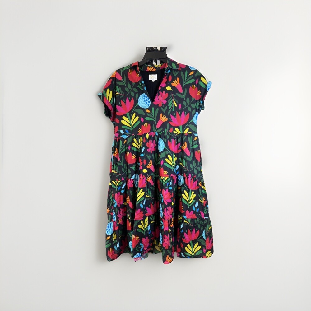 Layerz Clothing Babydoll Floral Boho Chic Dress Womens Small Summer Travel